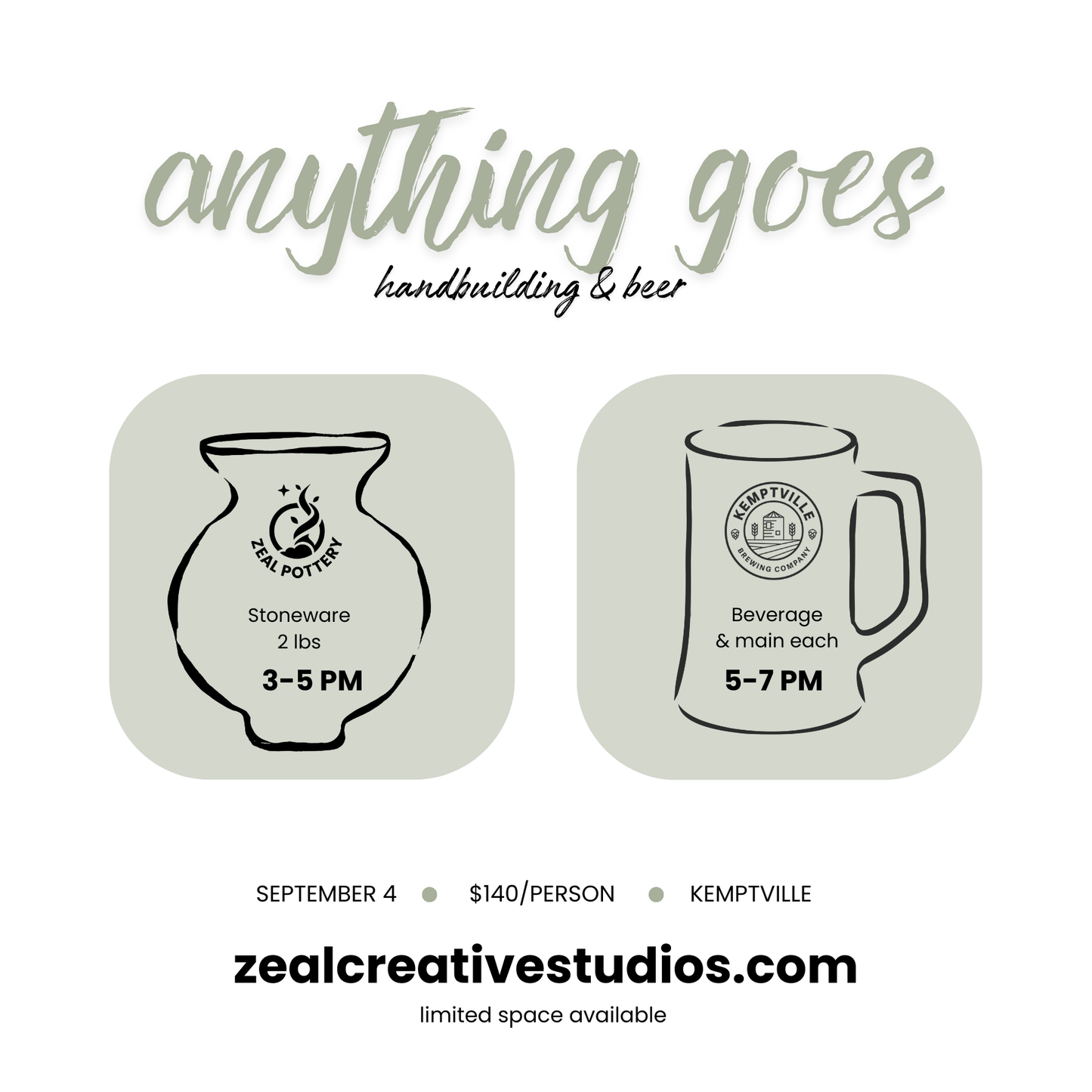 Anything Goes: Hand-building & Beer