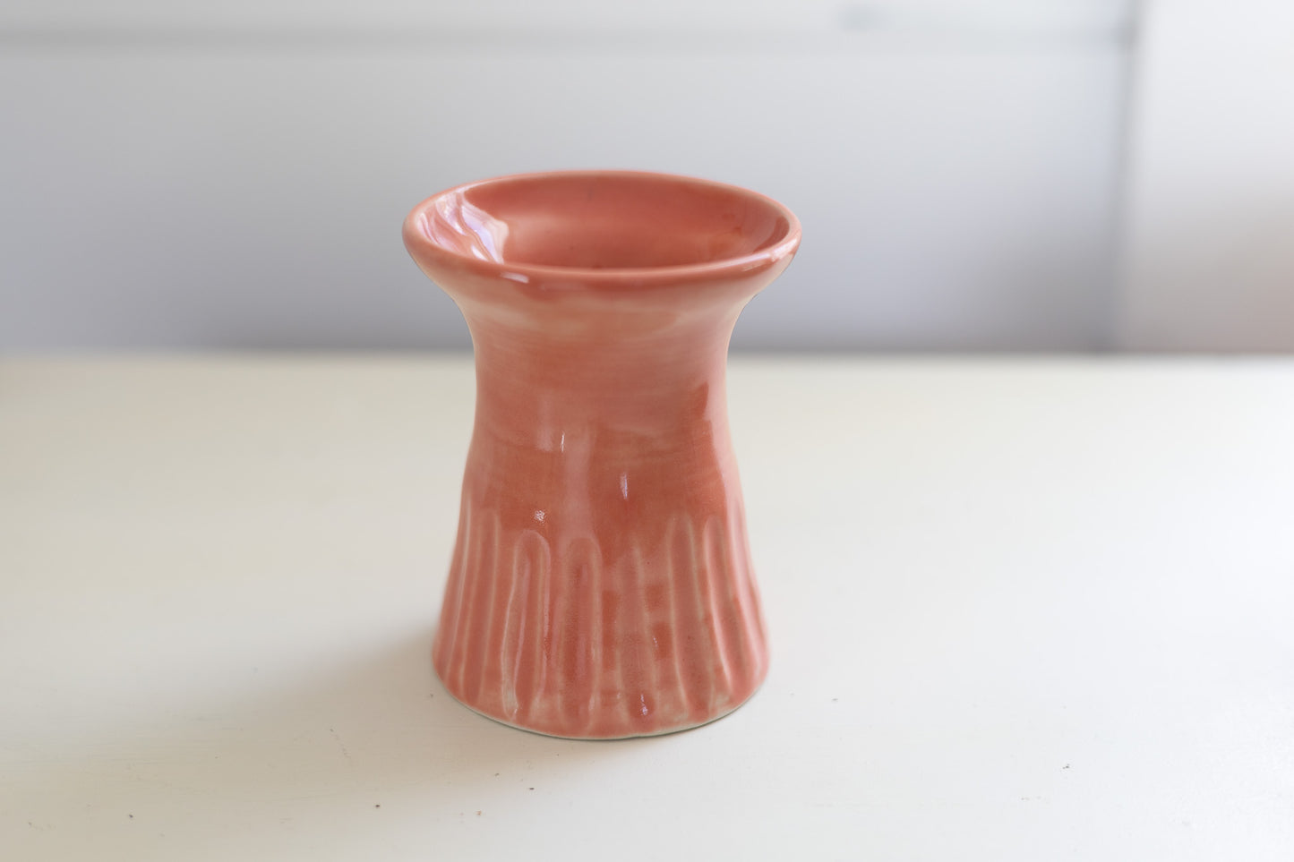 Carved vase - small - poppy
