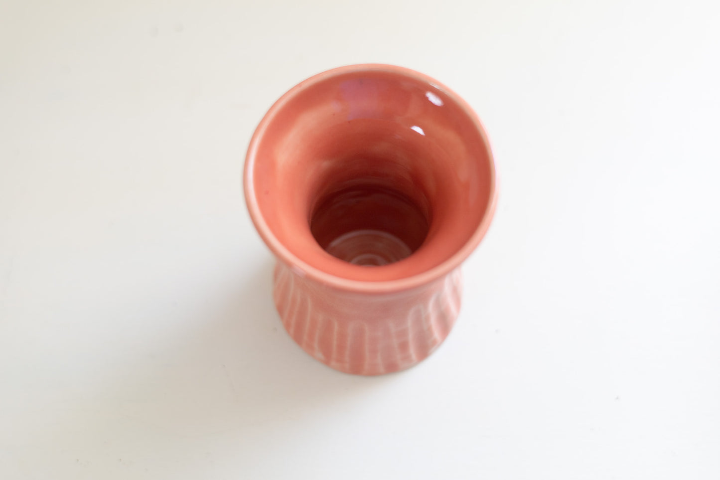 Carved vase - small - poppy