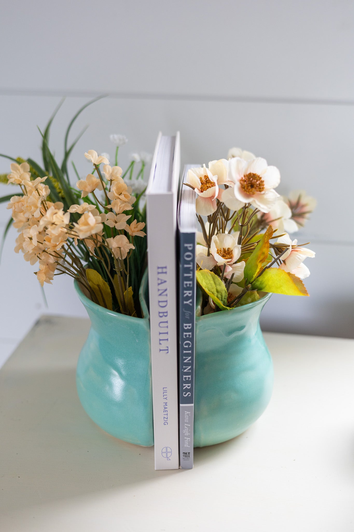 Vase bookends - XL - mint