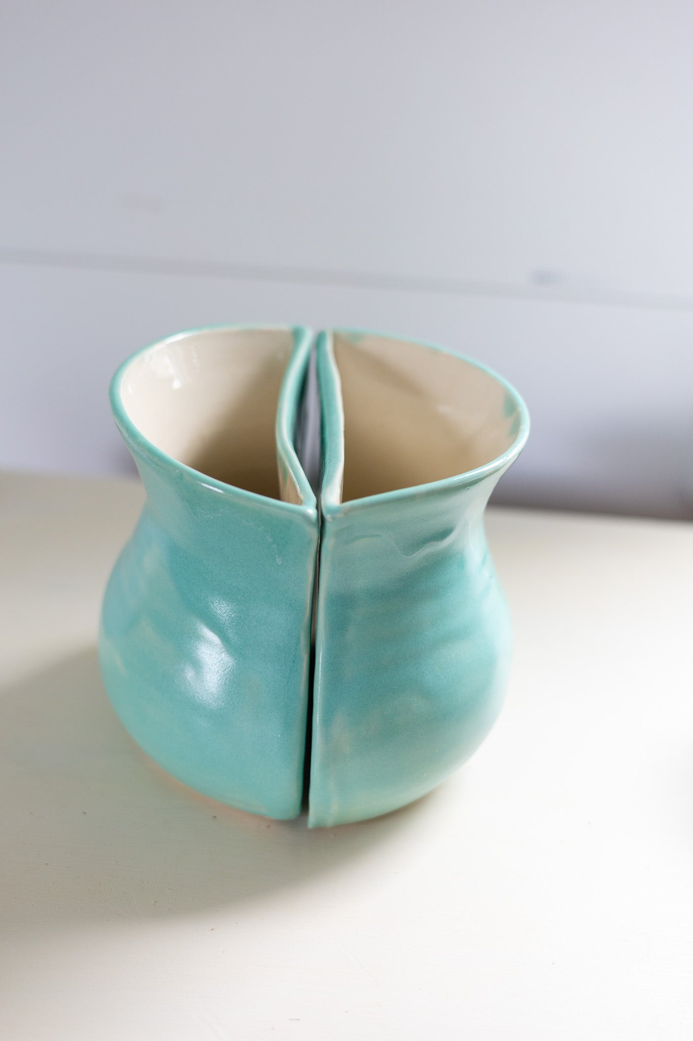 Vase bookends - XL - mint