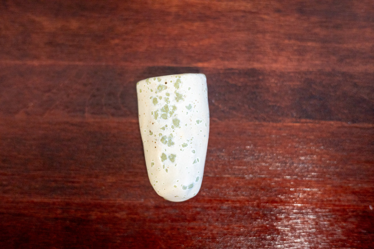 Bud vase magnet - sea salt - rounded