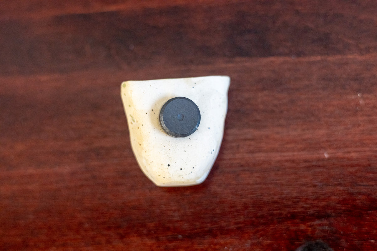 Bud vase magnet - sea salt - rounded II