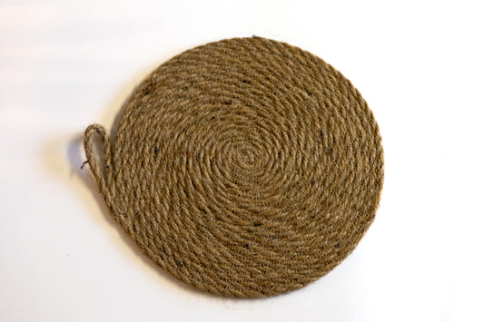 Jute rope trivet