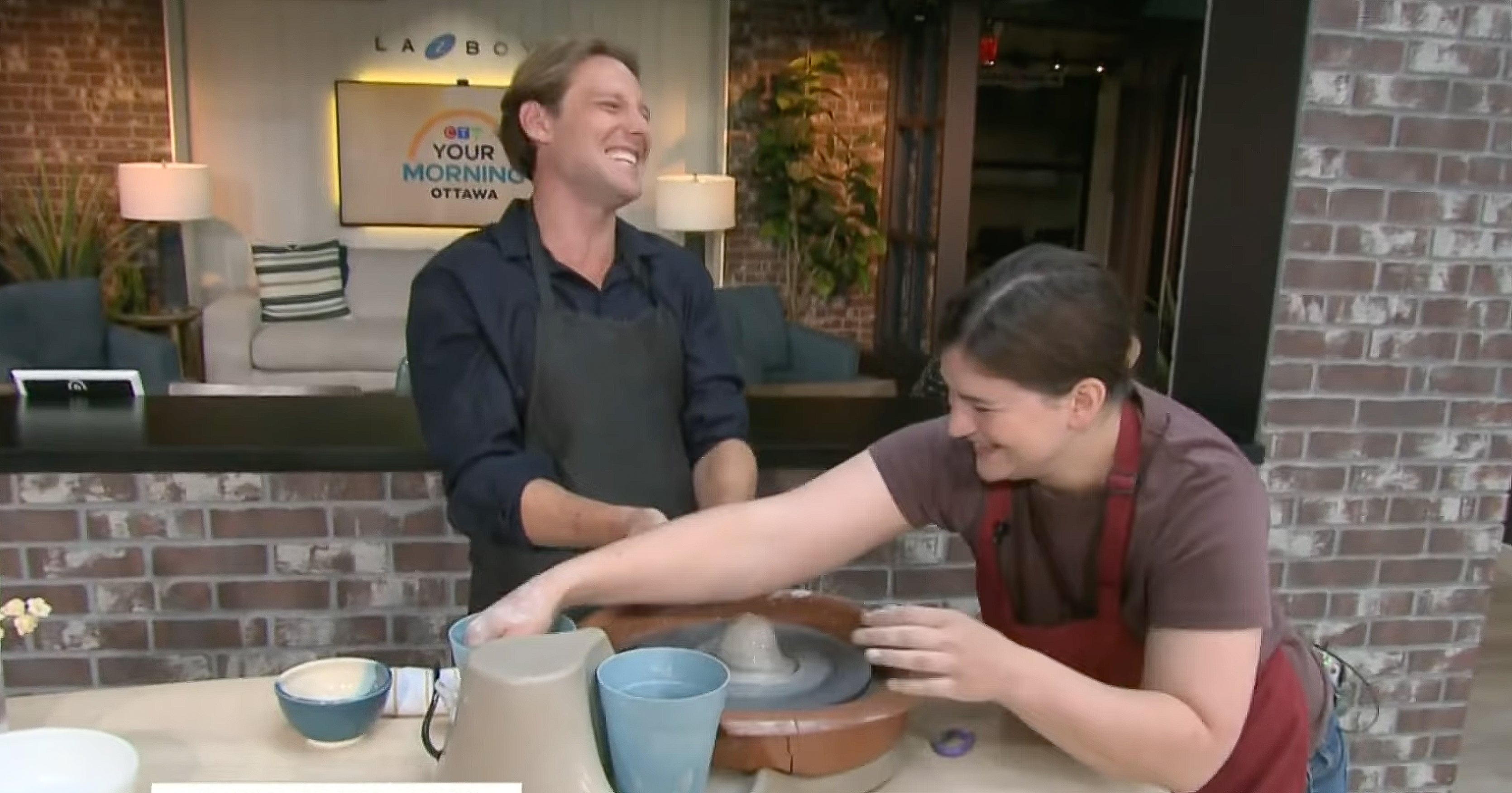Load video: Kate McNamara on CTV Your Morning Ottawa in a segment called “For the love of pottery."