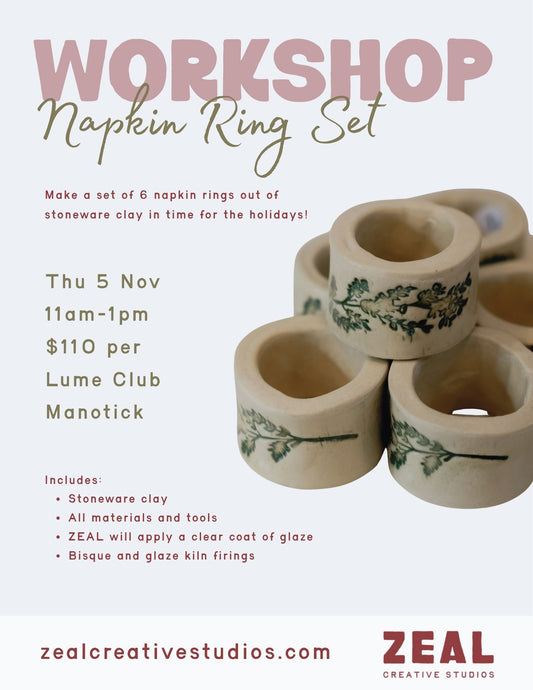 Napkin Ring Set Workshop